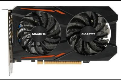 Лот: 19705027. Фото: 1. Gigabyte Geforce GTX 1050 Ti OC... Видеокарты