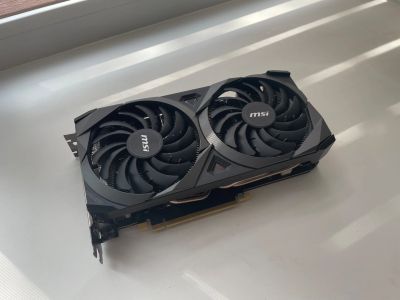 Лот: 19111770. Фото: 1. Видеокарта Msi rtx 3070 ventus... Видеокарты