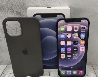 Лот: 17974944. Фото: 1. iPhone 12 128+доп. гарантия+pods2. Чехлы, бамперы