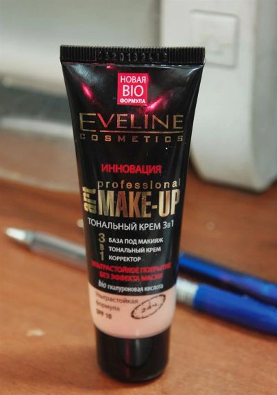 Лот: 3231038. Фото: 1. Тональный крем Eveline cosmetics. Макияж
