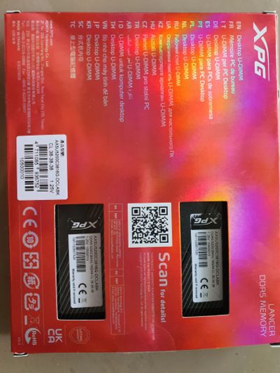 Лот: 25632888. Фото: 1. Комплект памяти A-Data XPG DD5... Оперативная память