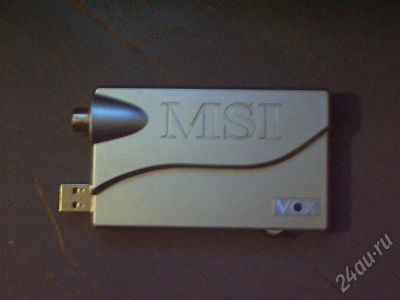 Лот: 246762. Фото: 1. USB TV TUNER MSI VOX. ТВ-тюнеры и карты захвата