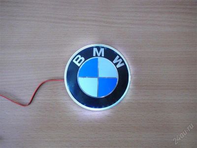 Лот: 1893902. Фото: 1. Логотип BMW с белой подсветкой... Детали тюнинга