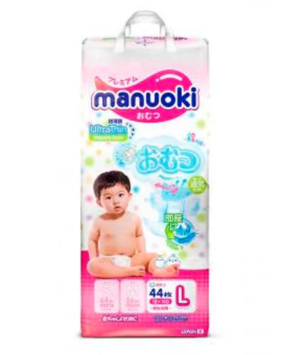 Лот: 14392388. Фото: 1. Подгузники "Manuoki" L (9-14 кг... Детская гигиена