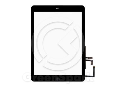 Лот: 16536985. Фото: 1. Тачскрин для iPad Air + кнопка... Дисплеи, дисплейные модули, тачскрины