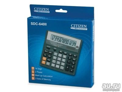 Лот: 13379971. Фото: 1. Калькулятор Citizen SDC-640 II... Калькуляторы