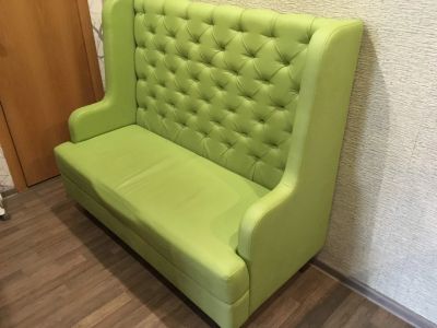 Лот: 12639397. Фото: 1. Отличные кожаные диваны. Мебель для баров и кафе