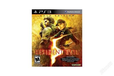 Лот: 859248. Фото: 1. игра для ps3 Resident evil 5 gold... Игры для консолей