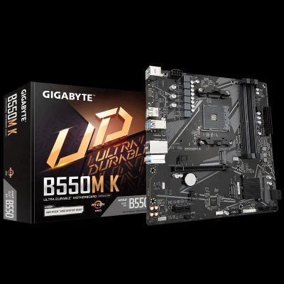 Лот: 24946837. Фото: 1. Мат.плата SocAM4 AMD B550 Gigabyte... Материнские платы
