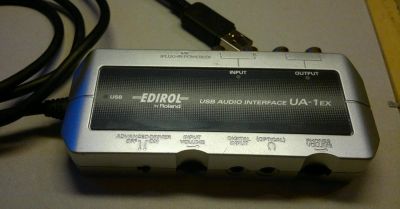 Лот: 10303640. Фото: 1. Roland edirol UA-1ex Внешняя USB... Звуковые карты