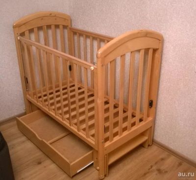 Лот: 8713503. Фото: 1. Детская кроватка. Детские кровати и кроватки