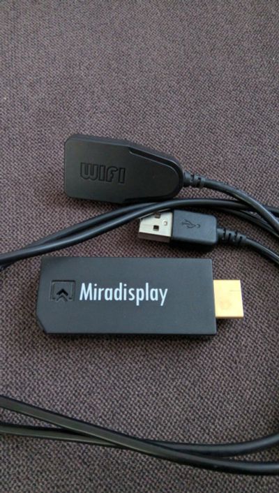 Лот: 15195696. Фото: 1. Медиаплеер Miradisplay HDMI dongle... Медиаплееры