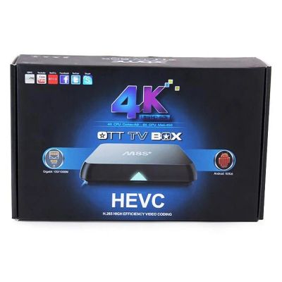 Лот: 8093169. Фото: 1. M8S plus Tv Box + (SD карта 2G... Медиаплееры