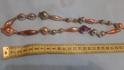Лот: 19242917. Фото: 1. Игрушки елочные СССР 9, Бусы 1940... Игрушки