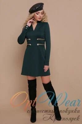Лот: 17530628. Фото: 1. Новое платье изумрудного цвета. Платья
