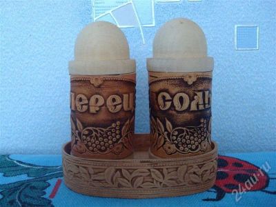 Лот: 309327. Фото: 1. Солонки из бересты для перца и... Другое (домашний быт)