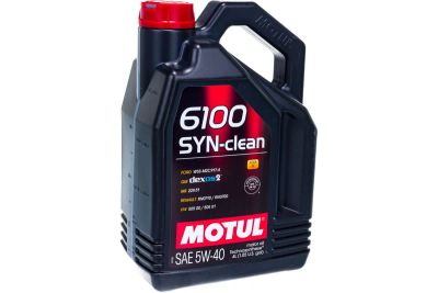 Лот: 20067541. Фото: 1. MOTUL 6100 Syn-clean 5w40 SN... Масла, жидкости