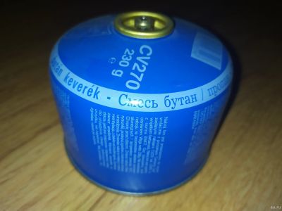 Лот: 15613457. Фото: 1. Газовый баллон картридж клапанный... Портативные газовые плиты и горелки