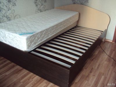 Лот: 9462376. Фото: 1. Кровать 200х160 с ортопед.основанием... Кровати