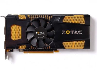 Лот: 3679832. Фото: 1. Видеокарта Zotac GTX 560Ti amp... Видеокарты