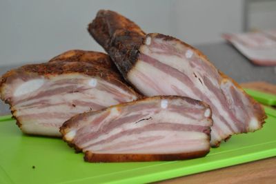 Лот: 11401745. Фото: 1. Копченое сало (Грудинка,прослойка... Мясо, птица, яйцо