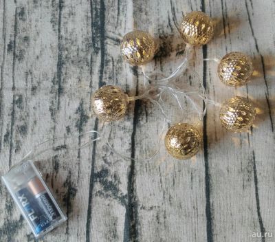 Лот: 13762207. Фото: 1. Маленькая гирлянда на батарейках. Другое (предметы интерьера)