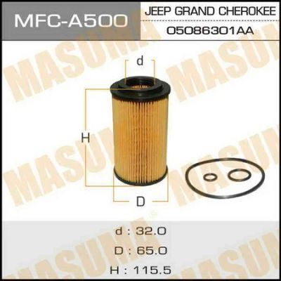 Лот: 18583239. Фото: 1. Фильтр масляный masuma jeep grand... Двигатель и элементы двигателя