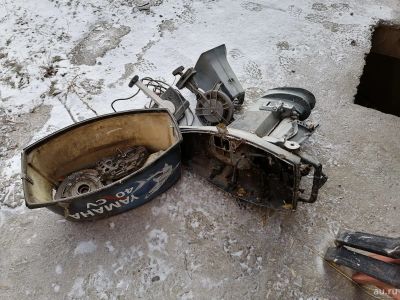 Лот: 17503753. Фото: 1. Мотор лодочный на запчасти. Лодочные моторы