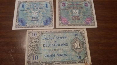 Лот: 9482772. Фото: 1. Германия. 10 марок 1944 5 марок... Германия и Австрия