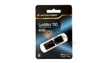 Лот: 4619320. Фото: 1. 4GB USB Flash, Silicon Power Luxmini... USB-флеш карты