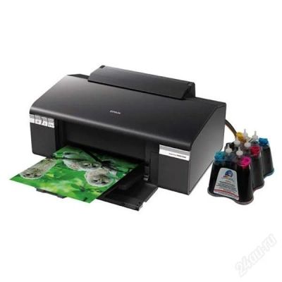 Лот: 2035659. Фото: 1. Принтер epson R295 с системой... Струйные принтеры