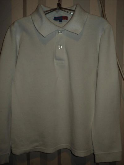 Лот: 6991235. Фото: 1. Рубашка поло с длинным рукавом. Рубашки, блузки, водолазки