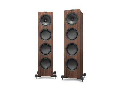 Лот: 21361317. Фото: 1. Напольная акустика KEF Q950 walnut. Активные акустические системы