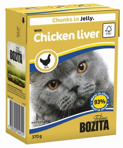 Лот: 4546831. Фото: 1. Bozita Feline Chicken Liver, мясные... Корма