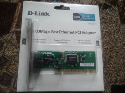Лот: 7081231. Фото: 1. 10/100Mbps Fast Ether net PCI... Платы расширения, контроллеры, доп. порты