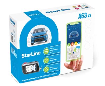 Лот: 19102195. Фото: 1. StarLine A63 v2. Автомобильные сигнализации