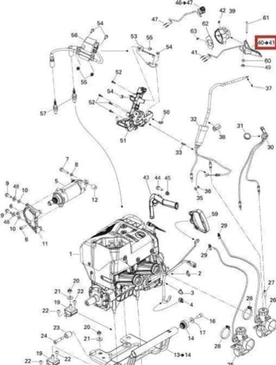 Лот: 25792782. Фото: 1. 512061251 Курок дросселя Ski-Doo... Запчасти