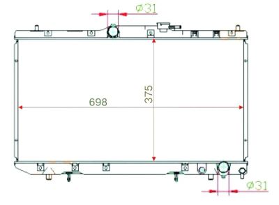 Лот: 3870053. Фото: 1. Радиатор toyota corona premio... Двигатель и элементы двигателя