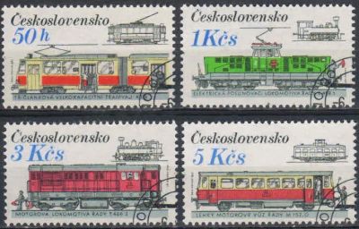 Лот: 19822448. Фото: 1. 1986. Чехословакия. Рельсовый... Марки