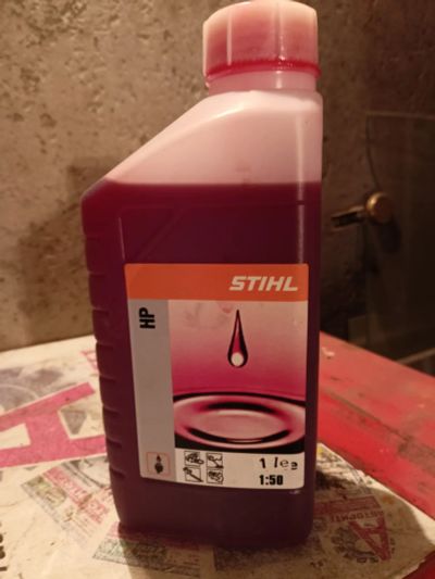 Лот: 20021778. Фото: 1. Масло Stihl двухтактное 1 литр. Масла, жидкости