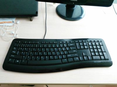 Лот: 7842376. Фото: 1. Клавиатура microsoft comfort curve... Клавиатуры и мыши
