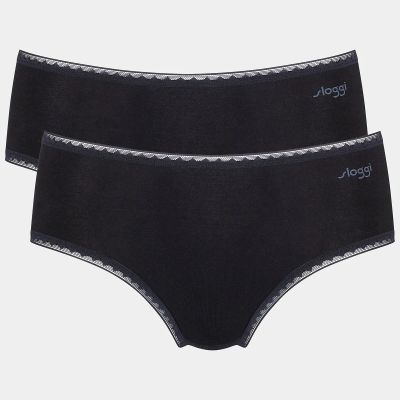 Лот: 24125629. Фото: 1. Комплект из 2 трусов-миди Go LaRedoute. Нижнее бельё