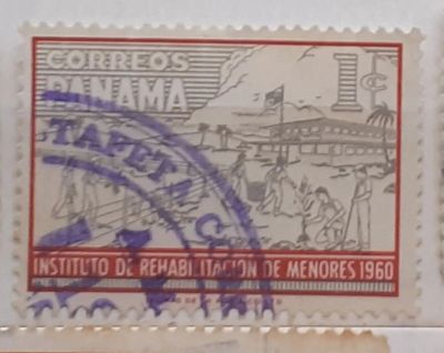 Лот: 25057697. Фото: 1. Марка. Панама. 1960 г. Марки