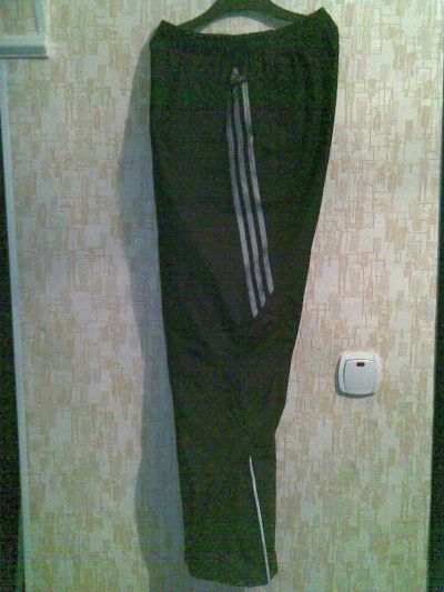 Лот: 5316328. Фото: 1. штаны adidas 46 -- плащевка. Брюки, джинсы, шорты