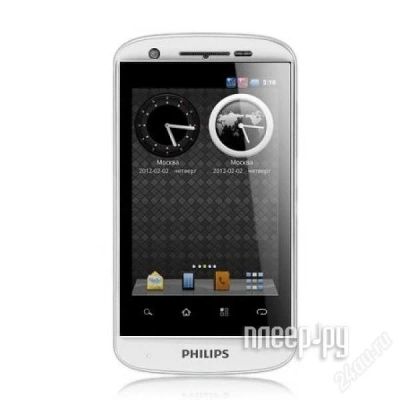 Лот: 2584845. Фото: 1. Philips W626 White. Смартфоны