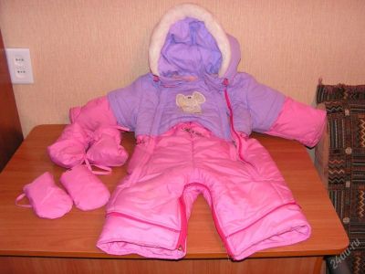 Лот: 12093. Фото: 1. Комбинезон зимний из холлофайбера... Другое (дети растут)