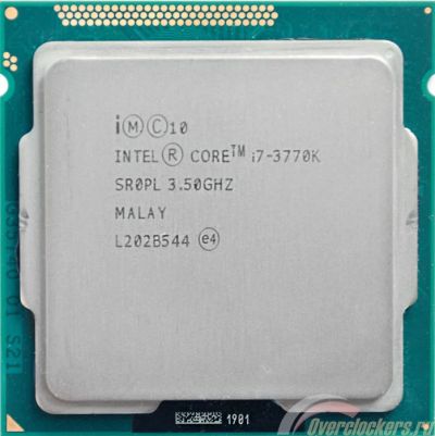 Лот: 9976685. Фото: 1. Процессор Intel® Core™ i7-3770K... Процессоры