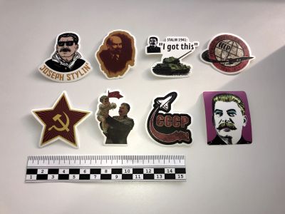 Лот: 18628550. Фото: 1. Стикеры Сталин СССР. Цена за 1шт... Наклейки декоративные