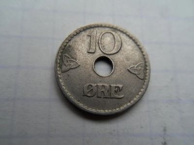 Лот: 9994814. Фото: 1. Норвегия 10 эре 1947. Европа