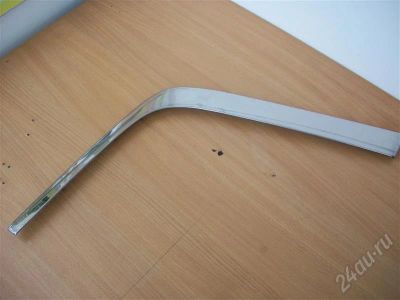 Лот: 456441. Фото: 1. Молдинг переднего бампера хромированный... Кузов